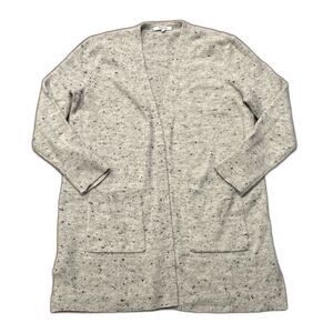 Madewell Cardigan Sweater Womens Small Beige Donegal Funfetti Wool Pockets